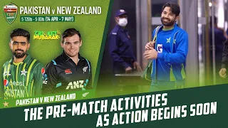 The pre-match activities as action begins 🔜 for the Saturday T20I | PCB | M2B2T