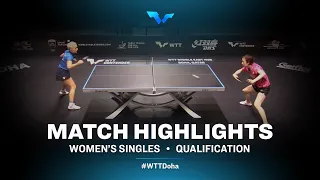 Debora Vivarelli vs Kim Hayeong | WTT Contender Doha 2021 | Women's Singles | QUAL Highlights