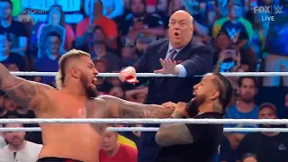 Solo Sikoa Attacks Jimmy Uso - WWE SmackDown 9/1/2023