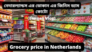 Netherlands er supermarket visit l Grocery price in Netherlands 🇳🇱