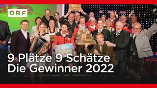 9 Plätze 9 Schätze - die Gewinner 2022