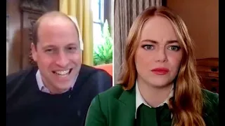 'Should have had you stopped!' Prince William chides Emma Stone for 'dangerous' stunt