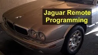 Jaguar key remote control programming and battery replacement, XJ8 XJR - Auto Repair Series