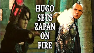 Hugo sets Zapan on fire | Alita: Battle Angel (2019) Original Movie Clip 4K UHD