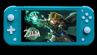 TESTEI ZELDA TEARS OF THE KINGDOM NO NINTENDO SWITCH LITE TURQUESA | O MELHOR JOGO DO NINTENDO!