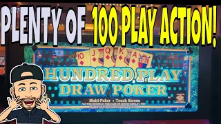 All Kinds of Action on 100 Play Video Poker