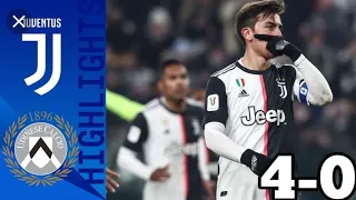 Juventus 4-0 Udinese | Higuain e Dybala stendono l'Udinese!! | Coppa Italia 2019/2020