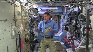 How do astronauts enjoy Thanksgiving?