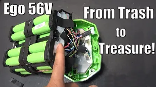 From trash to treasure: Teardown & Repair an Ego 56V 5.0Ah battery