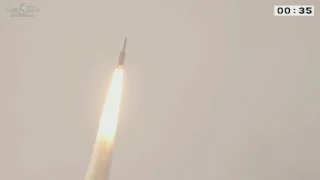 Liftoff of Arianespace’s Ariane 5 with Star One D1 and JCSAT-15