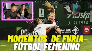 Momentos de FURIA en el FÚTBOL FEMENINO 🔥 | * están locas * | El Grani