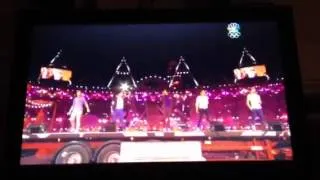 One Direction at the 2012 London Olympics performing at the