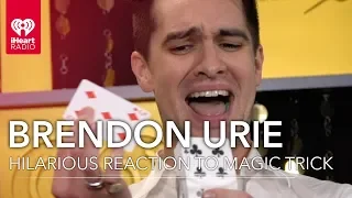 Brendon Urie Hilarious Reaction To Insane Magic Trick! | 2018 iHeartRadio Music Festival