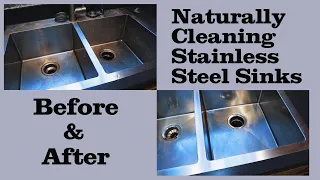🌟 Cleaning Stainless Steel Sinks 🌟