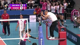 Valdez DELIVERS HEATED ATTACK for Creamline vs. Choco Mucho 🔥| 2024 PVL ALL-FILIPINO CONFERENCE