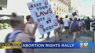 Abortion rights advocates converge in downtown Dallas