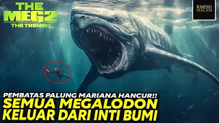 MEGALODON DAN KRAKEN KELUAR DARI PALUNG MARIANA !! - Alur Film (2023)