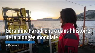 Géraldine Parodi, la reine des abysses entre dans l’histoire de la plongée mondiale