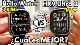 El Duelo FINAL 💥 HK9 Ultra 2 MAX vs Hello Watch 3 Plus ¿Cuál es MEJOR?