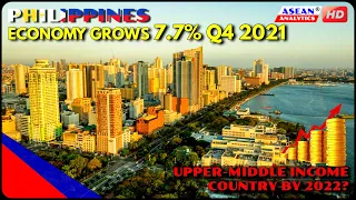 PH Economy grows 7.7% in Q4 2021: Upper-Middle Income Country by 2022?