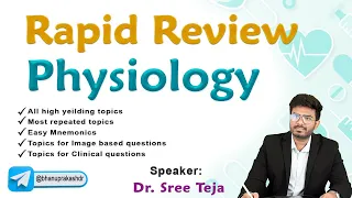 Rapid Review Physiology By Dr. Sree teja : FMGE and NEET PG Rapid revision series