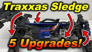 5 Best Upgrades - Traxxas Sledge