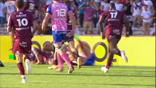 TOP 14 - Essai de Ulupano SEUTENI (UBB) - Bordeaux-Bègles - Stade Français - J02 -Saison 2021/2022