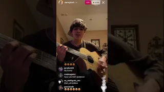 Danny Lux performs Jugaste y Sufrí on Instagram Live 😱 (December 2nd 2021)