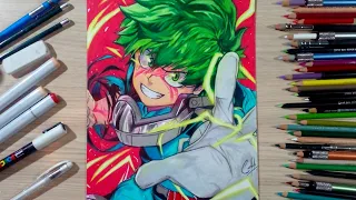 Drawing of Izuku Midoriya | Dibujo de Izuku Midoriya / My Hero Academia