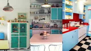 Retro Kitchen Design Ideas. Retro Style Kitchen Decor.