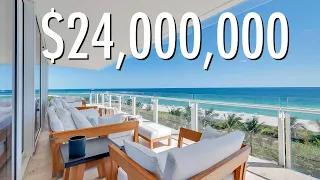 INSIDE A BREATHTAKING $24,000,000 SURFSIDE BEACH CONDO AT THE FOUR SEASONS