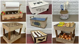 6 Diy Organizer/ Diy Rope Organizer/ Diy Basket/ Basket Organizer Diy/ منظم يدوي