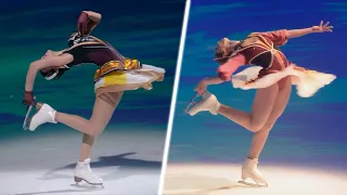 Anna SHCHERBAKOVA and Kamila VALIEVA: Comparing outfits and choreography in same role of Odarka