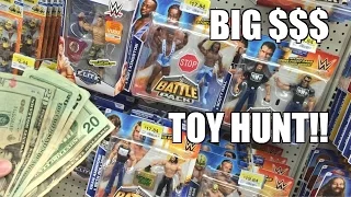 FOUND MONEY WWE TOY HUNT! Elite 37, NEW Battlepack Wrestling Figures at WALMART