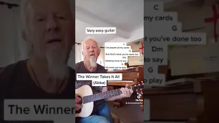 The Winner Takes It All (Abba) - easy guitar