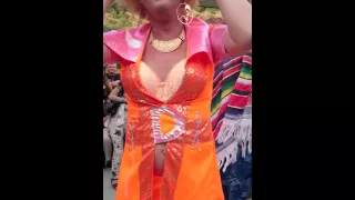 25.6.2016 Parník Tyrš s Crazy Goddess (Vlasta Wild a Honza-Badýdy bába)