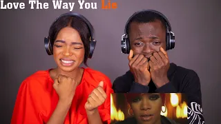 OUR FIRST TIME REACTING TO Eminem - Love The Way You Lie ft. Rihanna (Music Reaction)