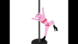 Peppa Pig Pole Dancing