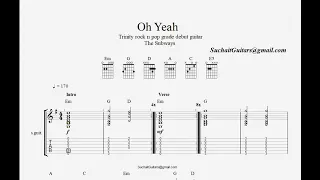 Oh yeah (backing track) - The Subways. Trinity Rock n Pop Grade 1 Guitar Lesson