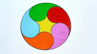 Geometry Study Pattern Explorations | Geometry Circular Pattern | How to draw this Circular Pattern