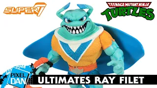 TMNT Ultimates RAY FILET Super7 Action Figure Review | Teenage Mutant Ninja Turtles