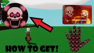 How to get *NEW* RUN GLOVE + "ITS FINALLY OVER BADGE" -  ROBLOX SLAP BATTLES