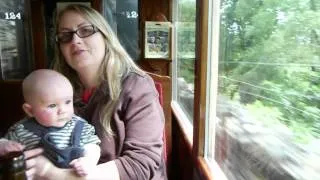 Ingo on the Ffestiniog Railway, Wales