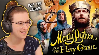 HILARIOUS COMEDY!  FIRST TIME WATCHING MONTY PYTHON AND THE HOLY GRAIL (1975) |  Movie reaction