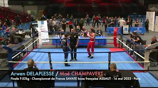 Finale F52 - Championnat de France SAVATE boxe française ASSAUT 2023