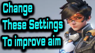 Overwatch 2, Change these settings to improve Aim! اوفرواتش 2 كيف تحسن الايم Read Description.