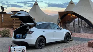 Tesla Model Y Road Trip with 4 Humans