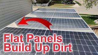 Solar Power Production Difference Between Dirty and Clean Panels