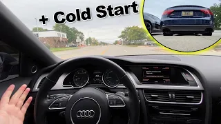 2013 Audi S5 Chill POV Drive & Cold Start (B8.5 3.0T)