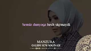 Manzura - Qalbim seni sog'inadi | Milliy Karaoke